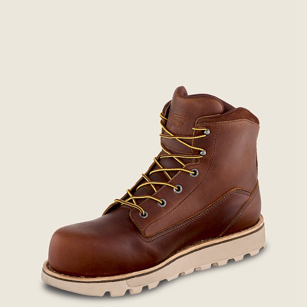 Botas de Seguridad Red Wing Hombre Marrom - Traction Tred Lite - 6-Inch Waterproof Toe - 720-CPXFIM